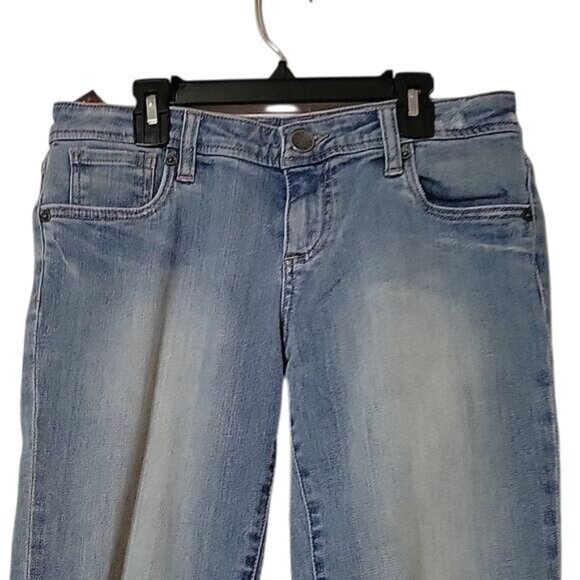KUT FROM THE KLOTH Adele Slouchy Boyfriend Distressed Light Wash Denim Jeans 2 - Picture 2 of 7